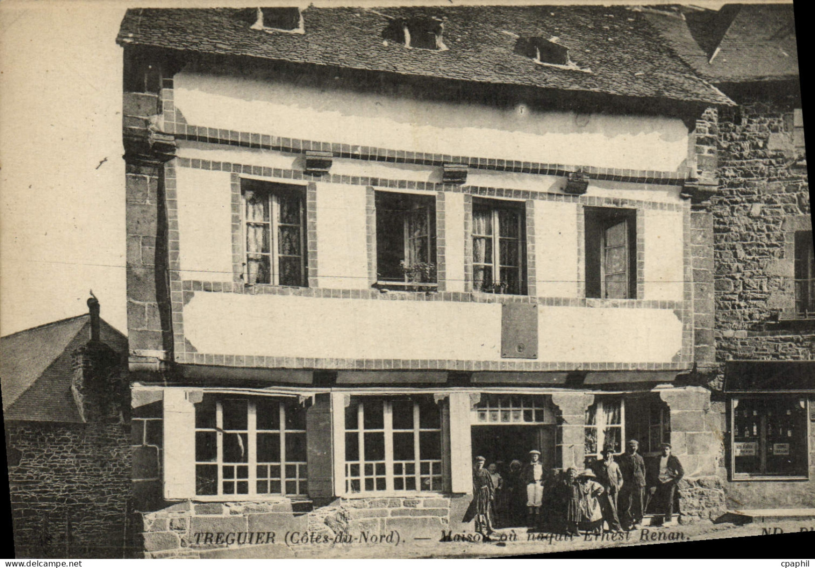 CPA Treguier Maison Ernest Benan