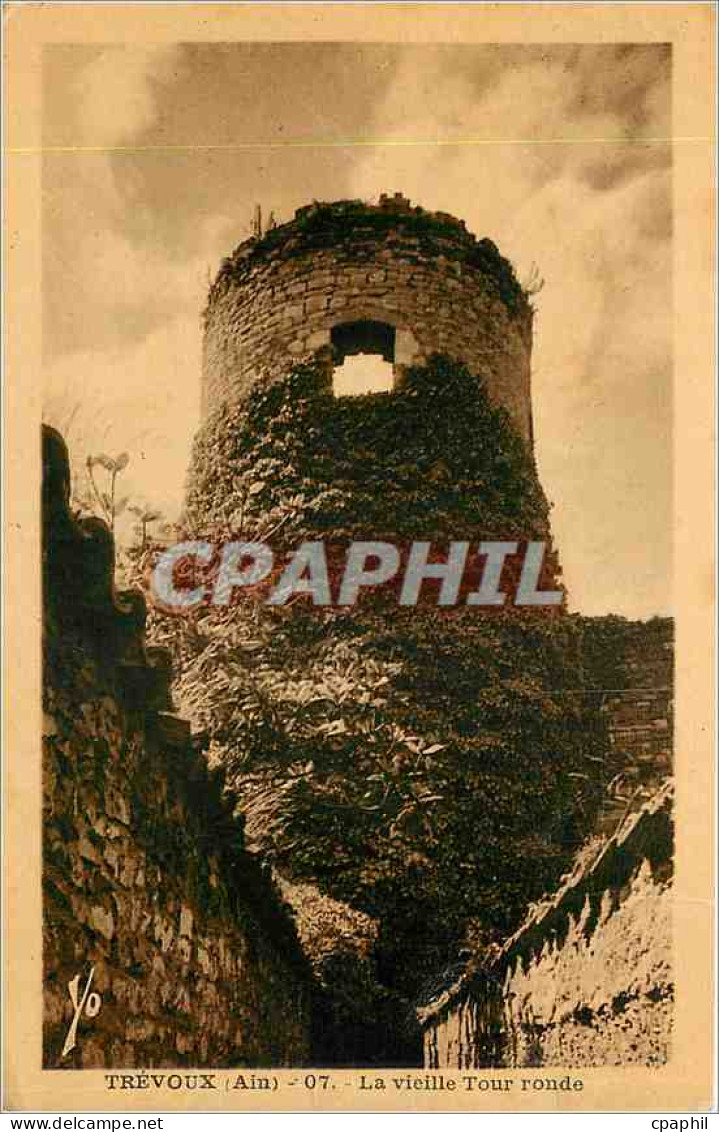 CPA Trevoux Ain la Vieille Tour ronde