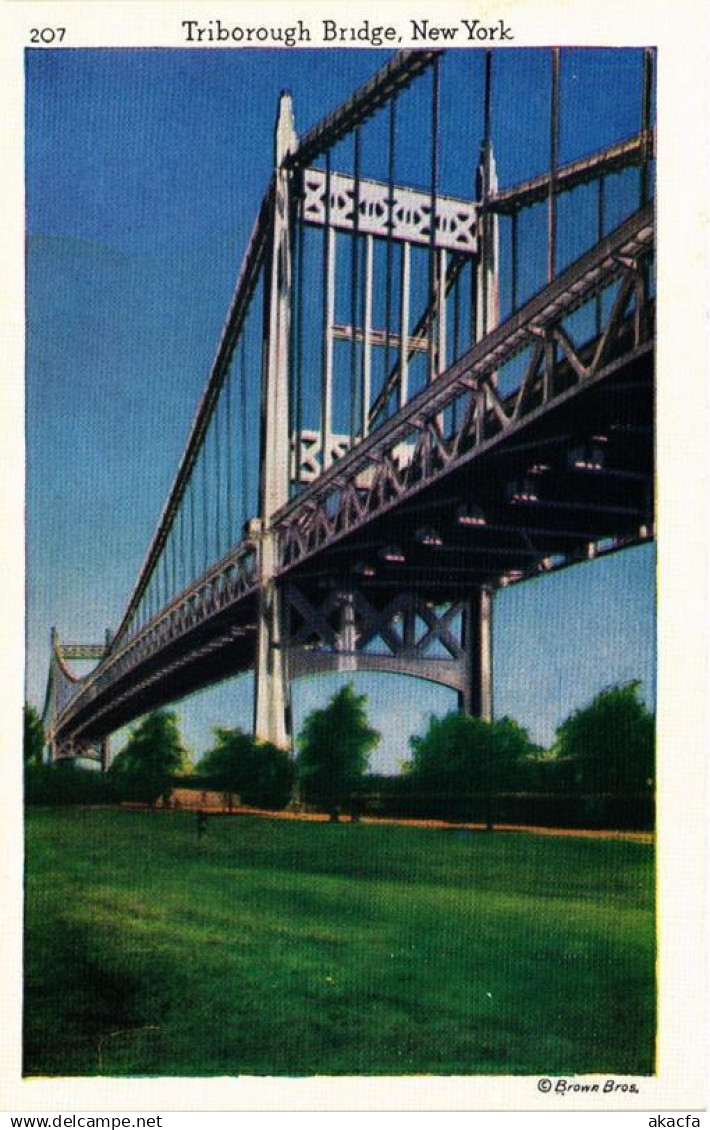 CPA Triborough Bridge NEW YORK CITY USA (790120)