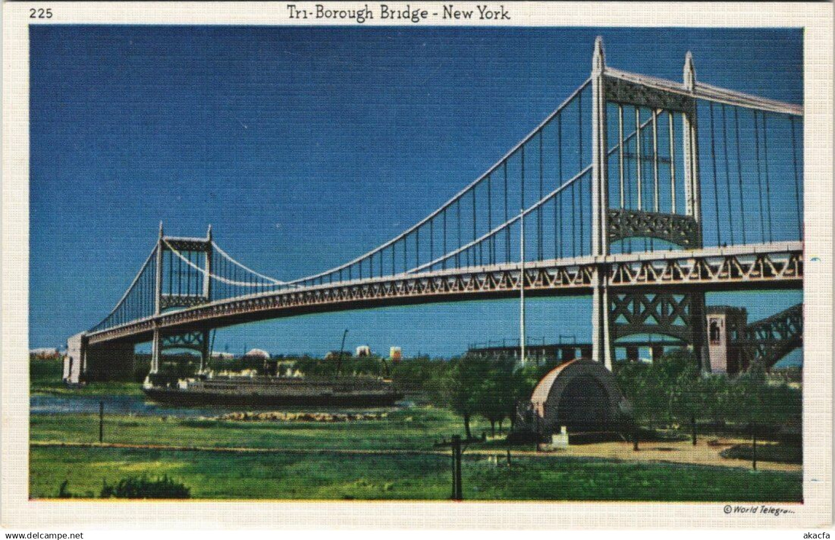 CPA Triborough Bridge NEW YORK CITY USA (790518)