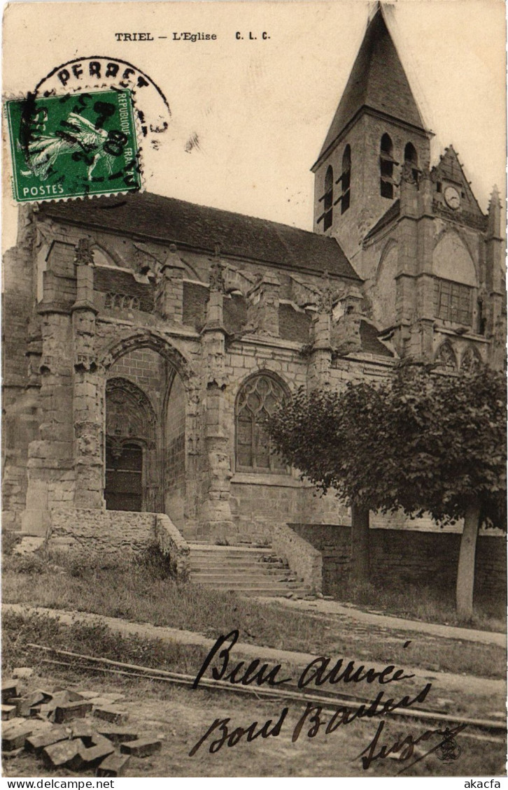 CPA TRIEL-sur-SEINE Eglise (1386150)