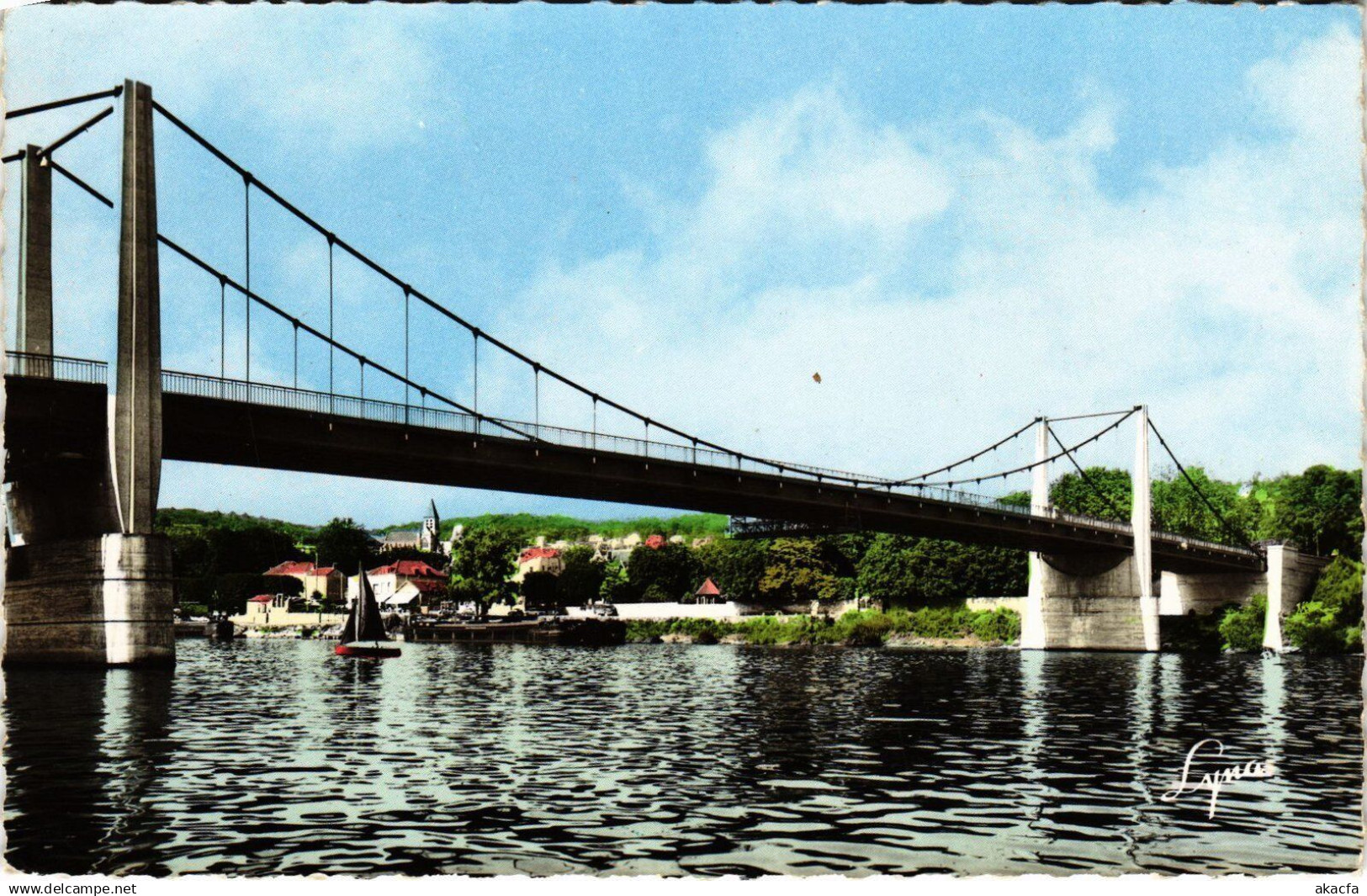 CPA TRIEL-sur-SEINE Nouveau Pont - Vue Generale (1385271)