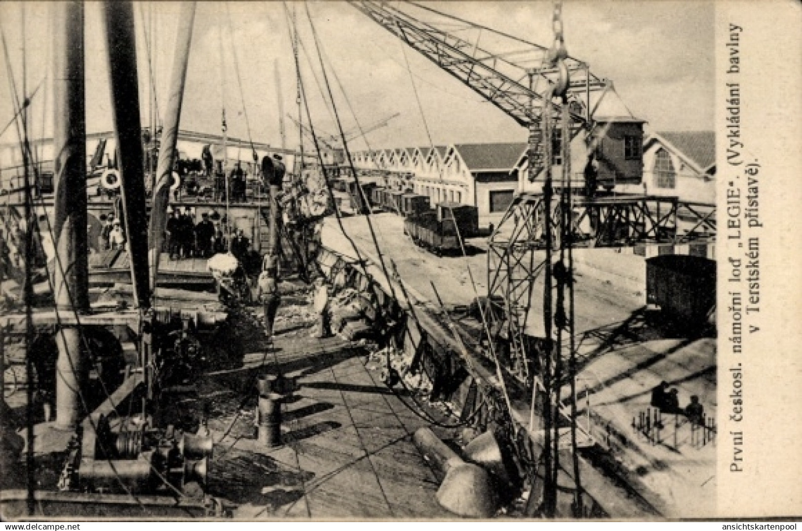 CPA Triest Trieste Friuli Venezia Giulia, Hafen