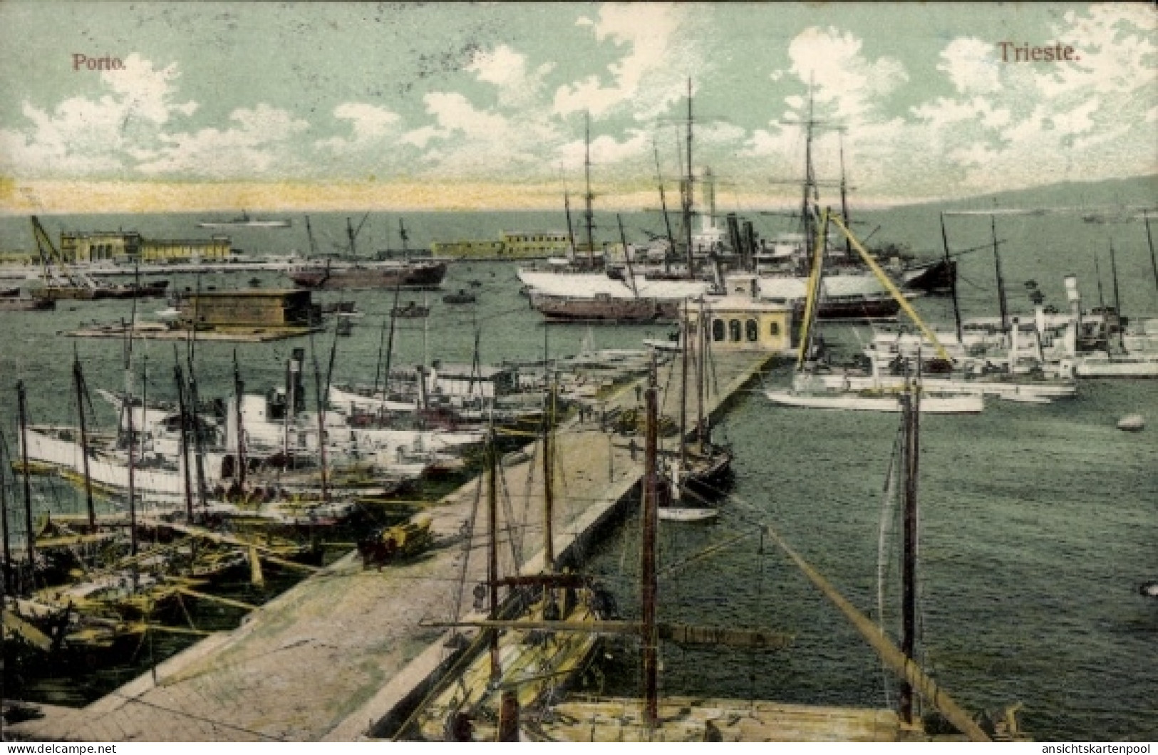 CPA Triest Trieste Friuli Venezia Giulia, Hafen