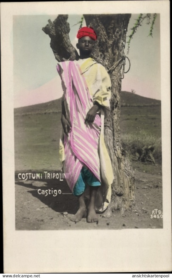 CPA Tripolis Tripoli Libyen, Costumi Tripolini, Castigo