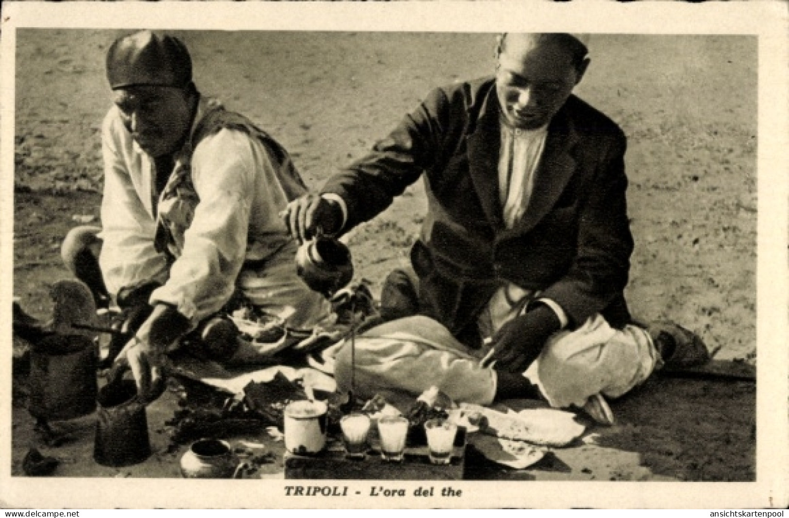 CPA Tripolis Tripoli Libyen, Teezeit