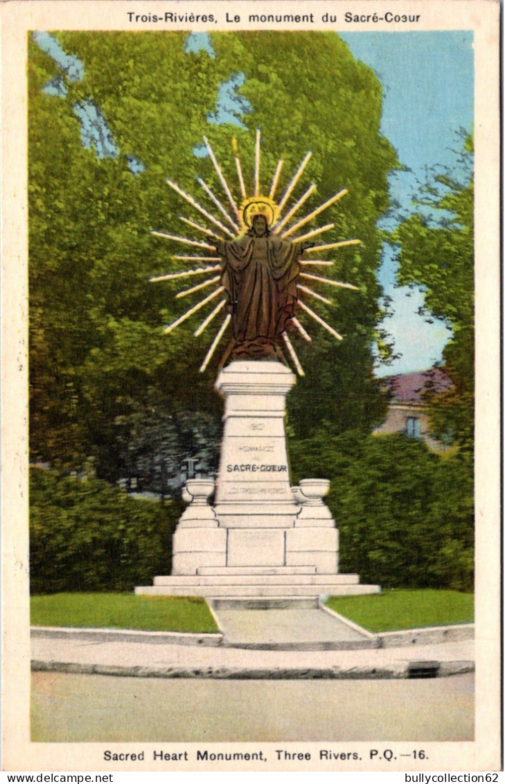 CPA  -   TROIS RIVIERES -   Monument