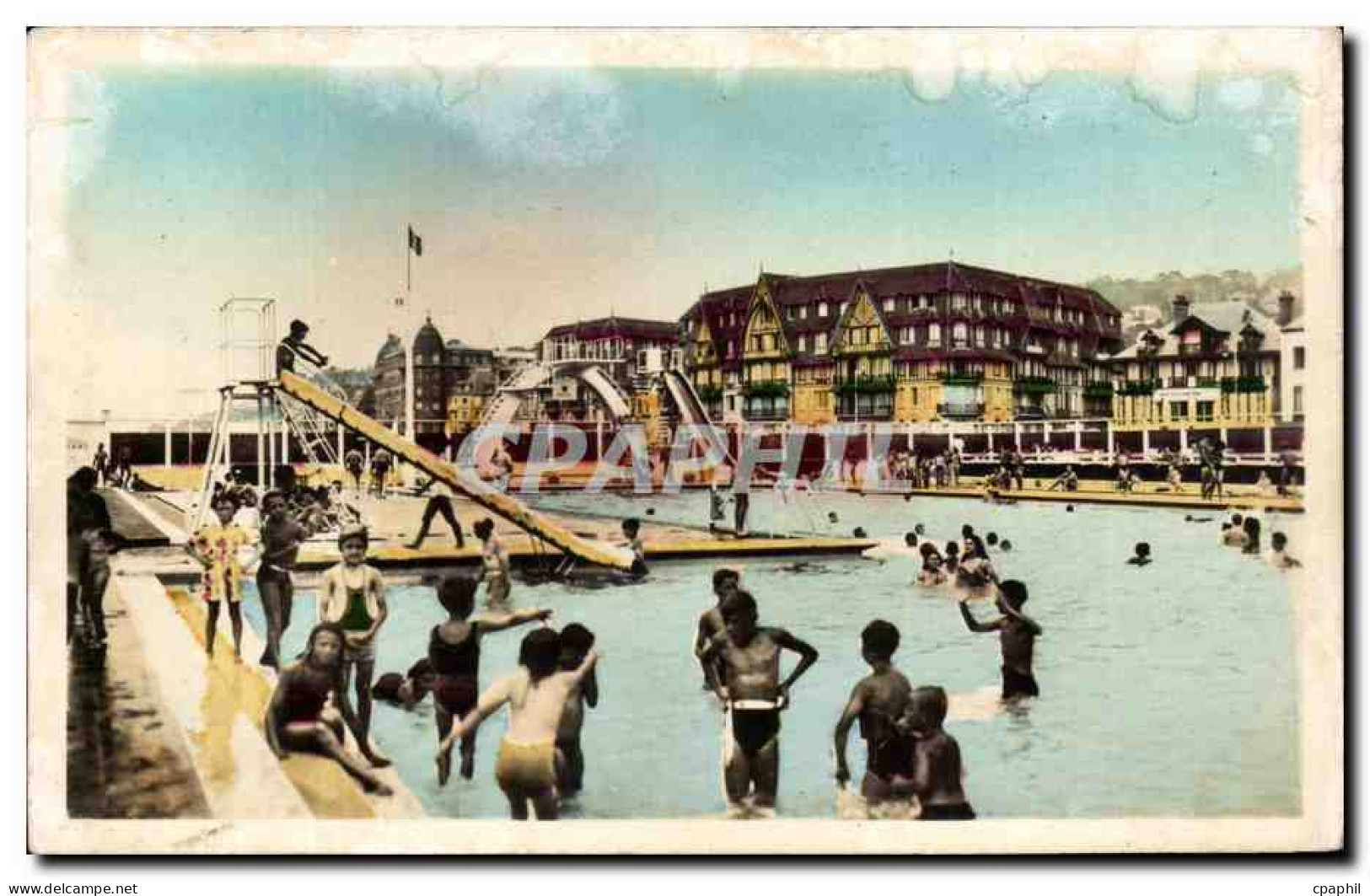 CPA Trouville La piscine