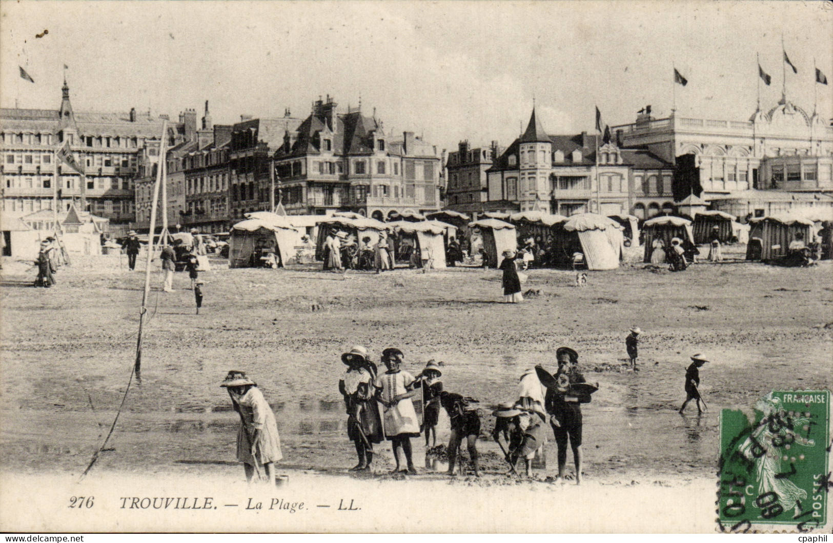 CPA Trouville La plage