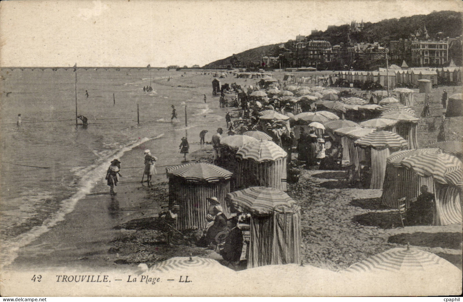 CPA Trouville La plage