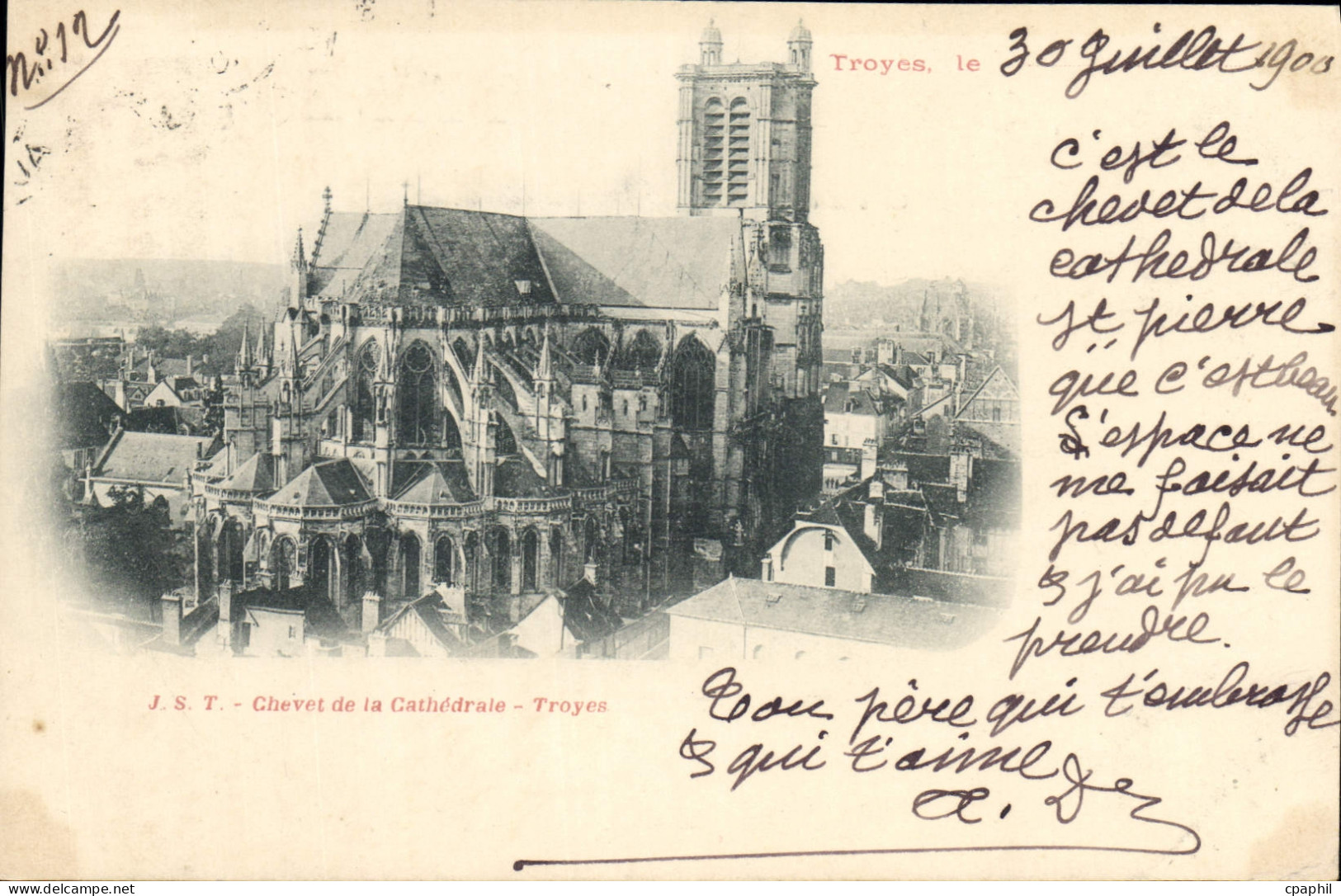 CPA Troyes Chevet de la Cathedrale Troyes