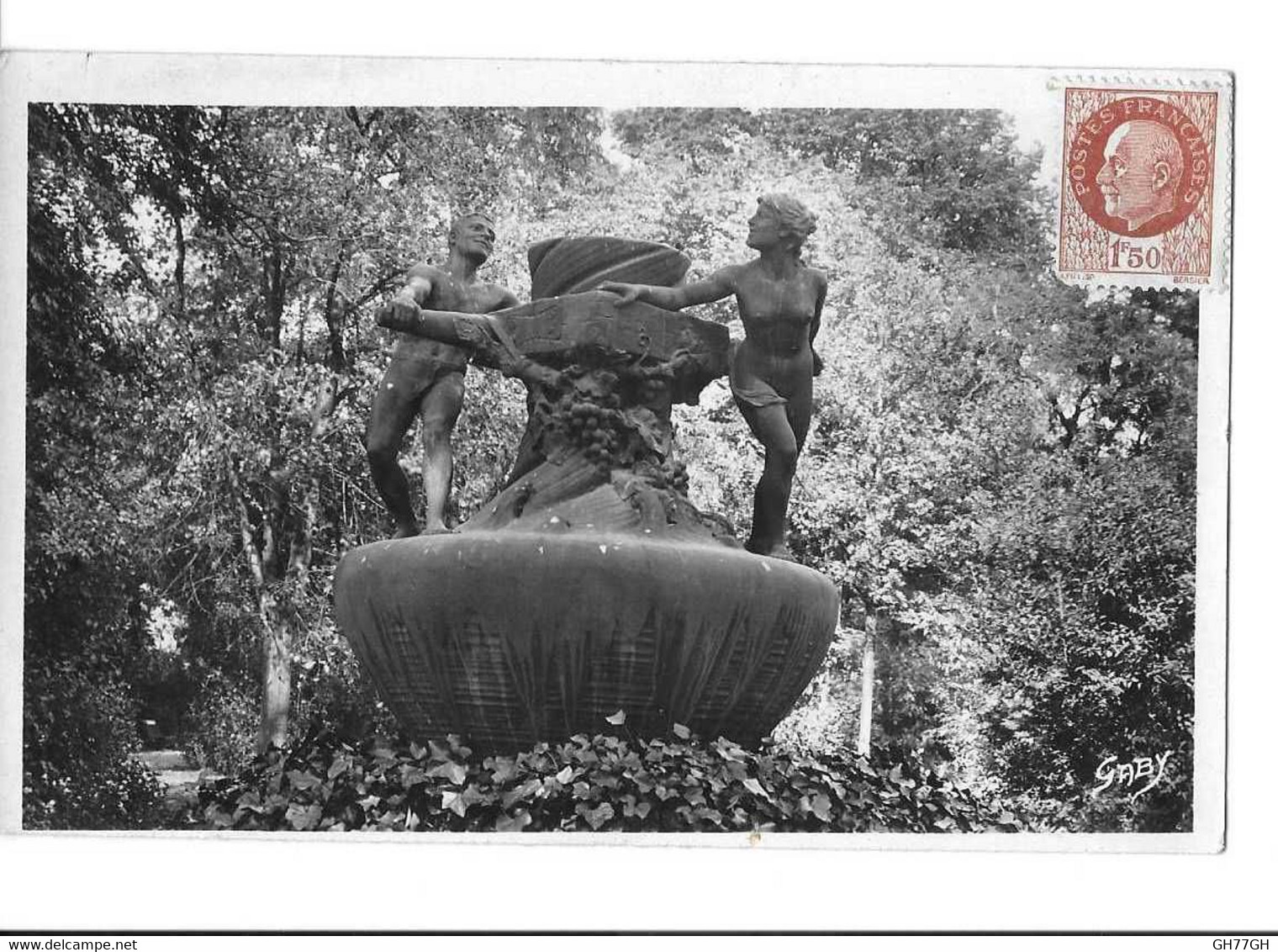 CPA TROYES -"le vin"