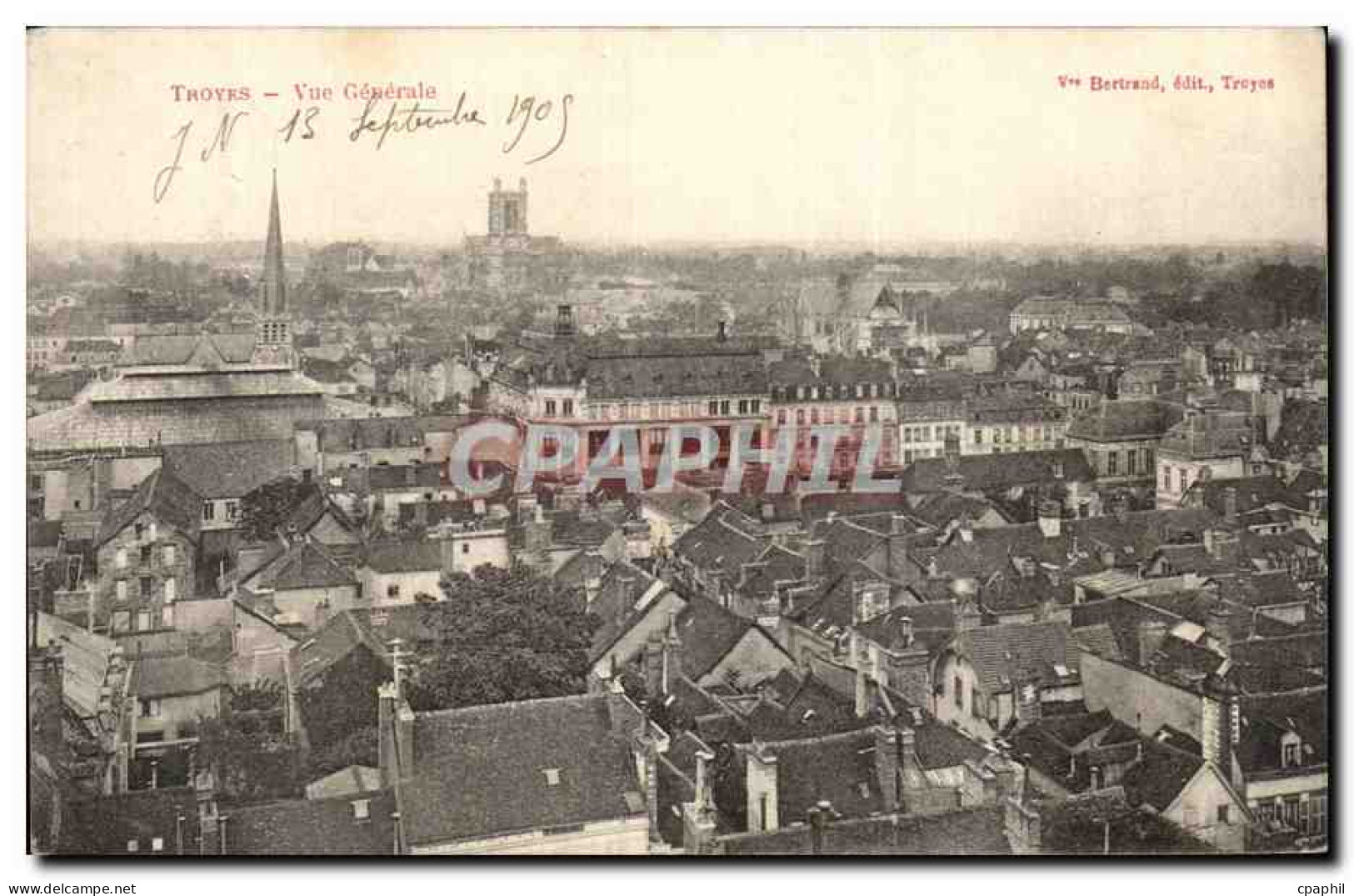 CPA Troyes Vue generale
