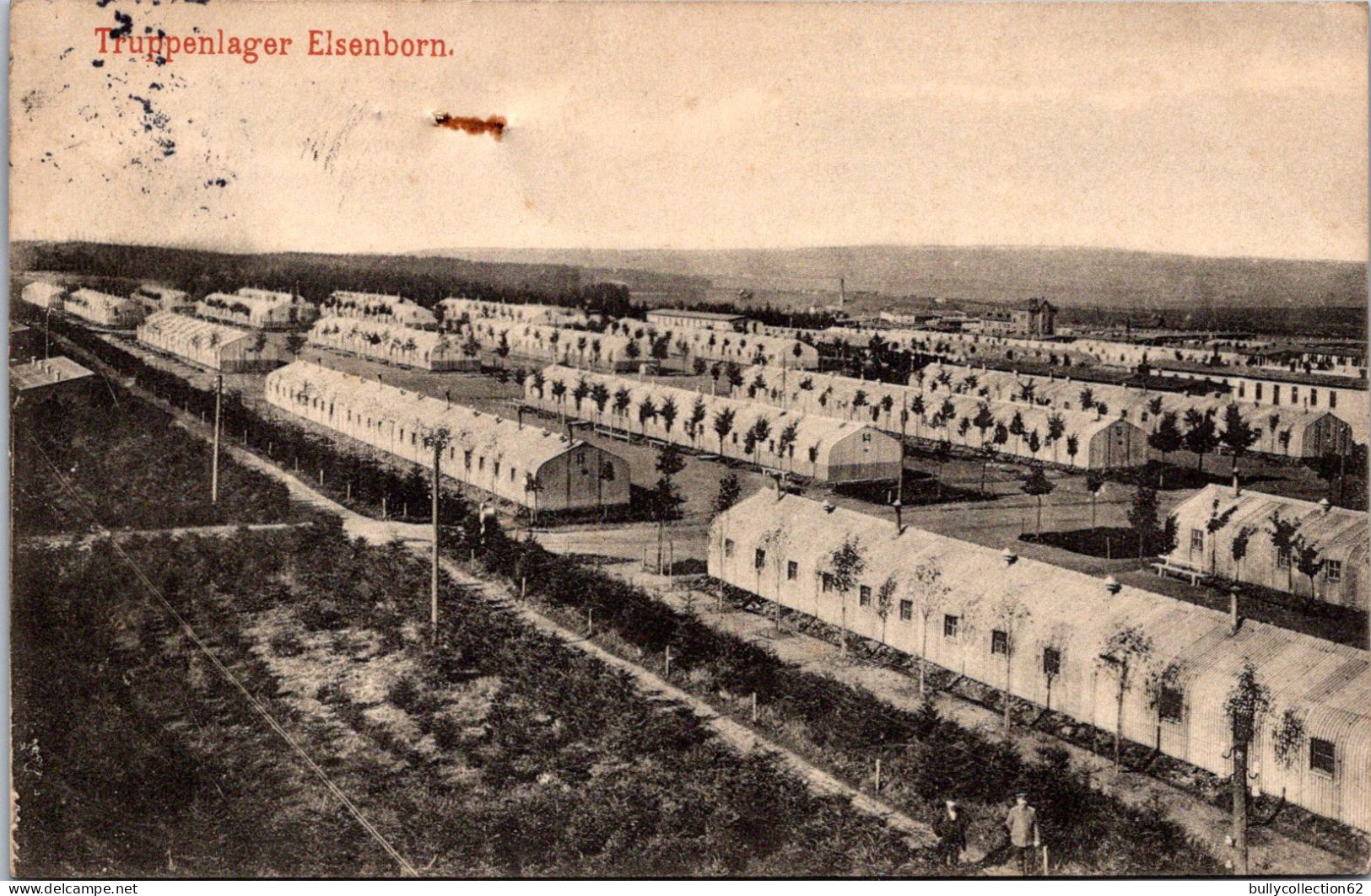 CPA -     TRUPPENLAGER  ELSENBORN