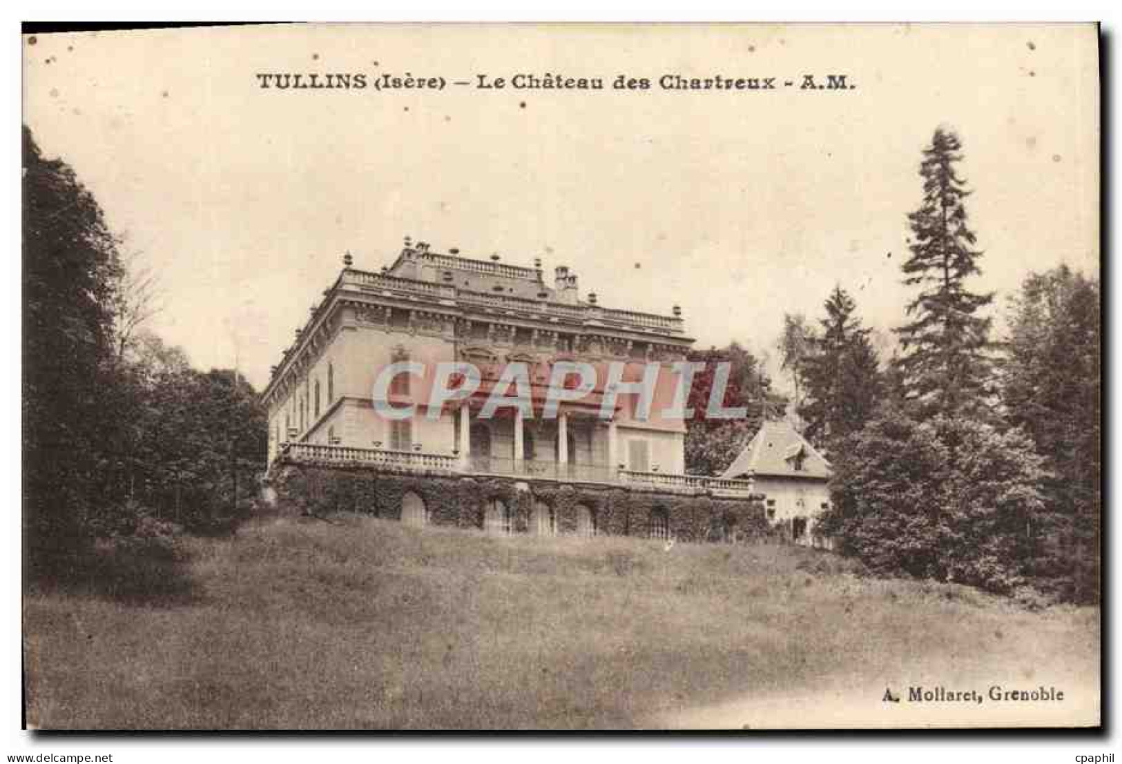 CPA Tullins Le Chateau des Chartreux