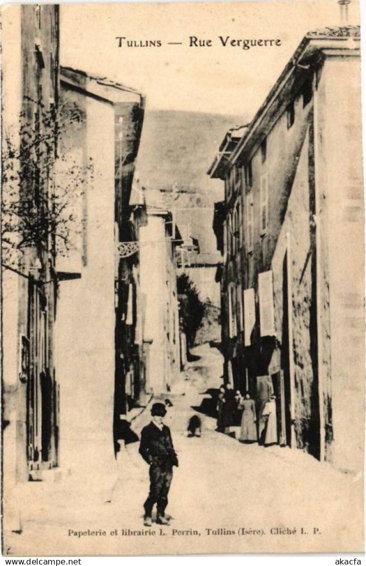 CPA TULLINS - Rue Verguerre (165531)