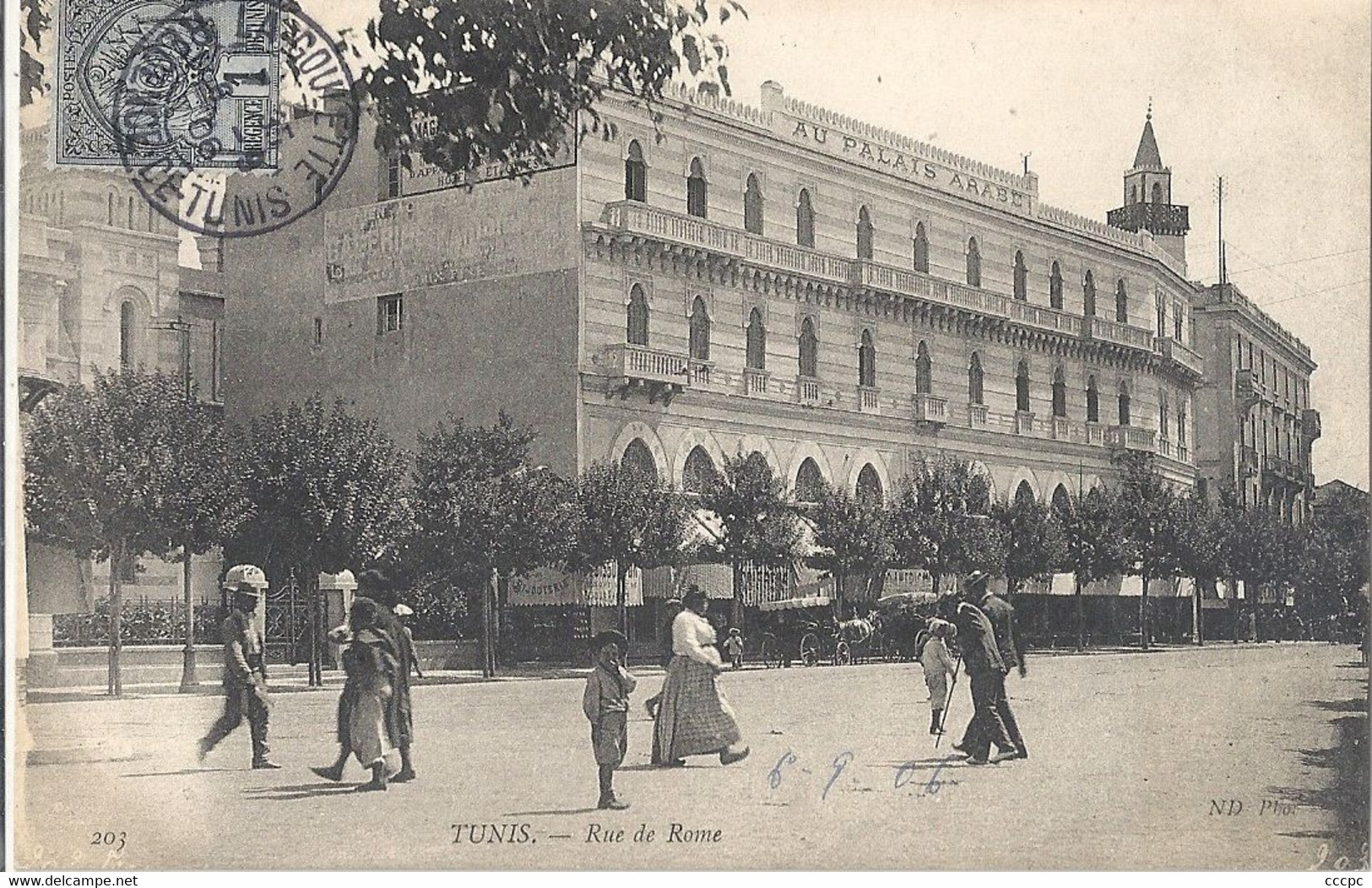 CPA Tunis Rue de Rome