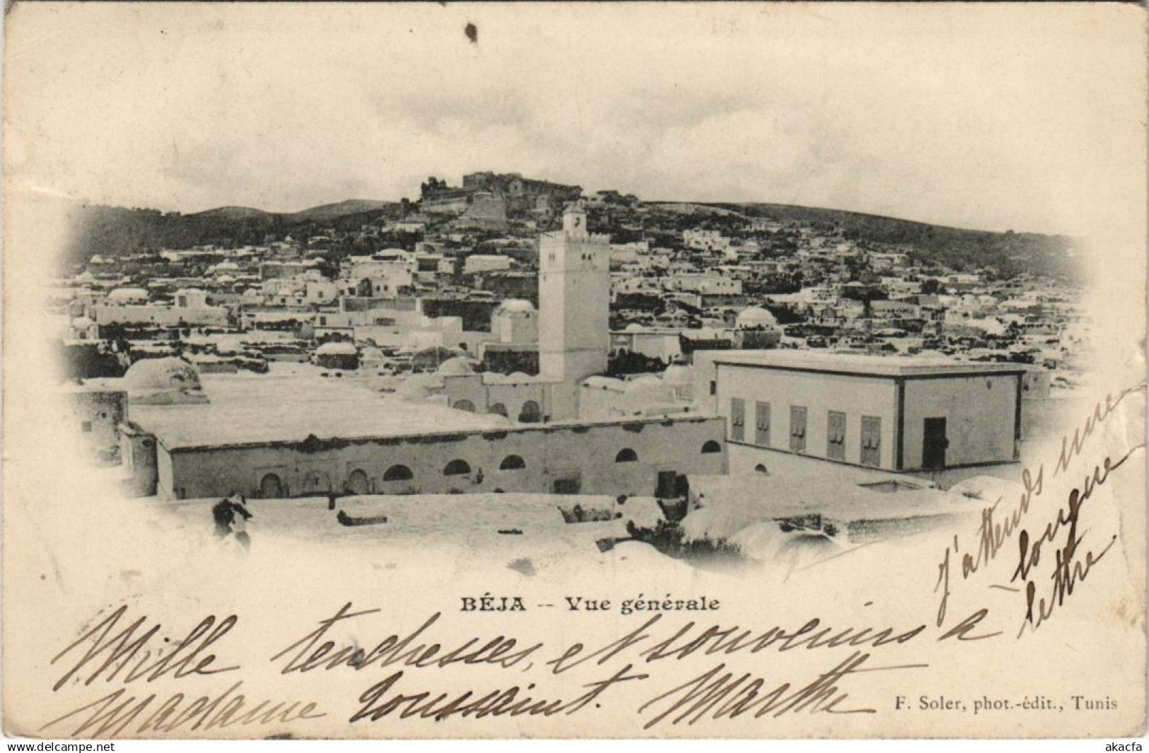 CPA TUNISIA Beja Vue Generale (1102410)