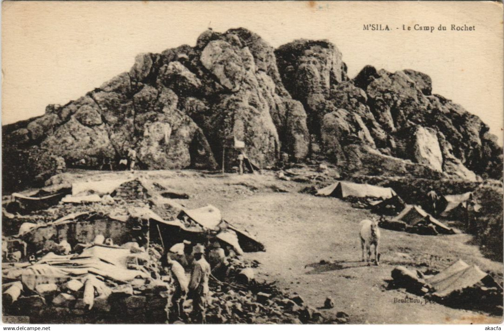 CPA TUNISIE M'Sila - Le Camp du Rochet (134028)