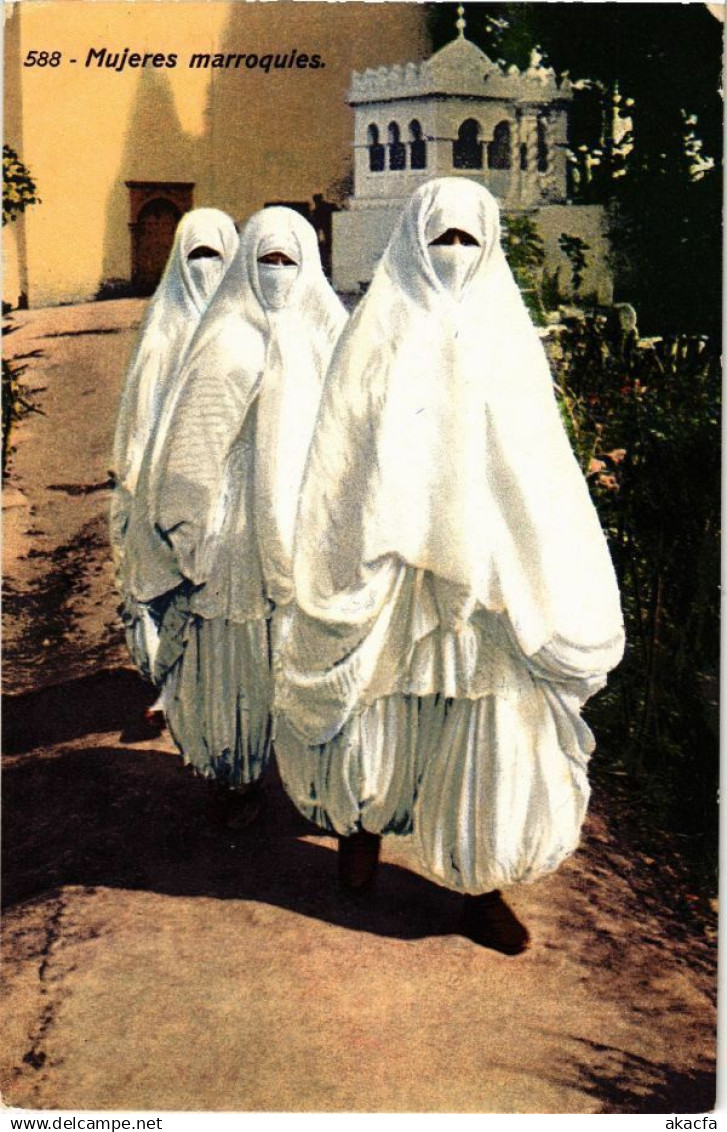 CPA TUNISIE Mujeres marroquies (268971)