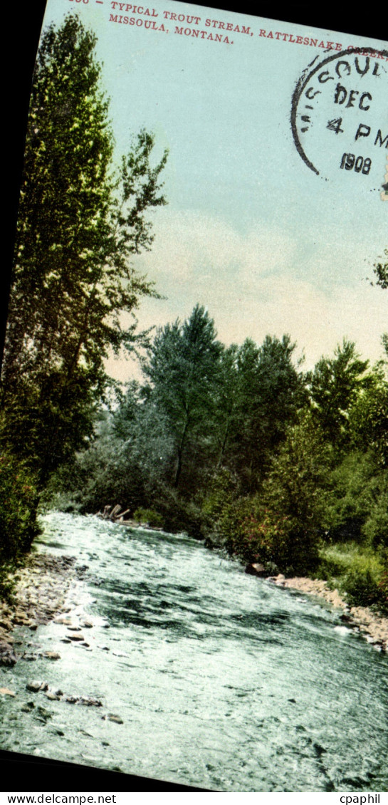 CPA Typical Trout Stream Rattlesnaee Missoula Montana