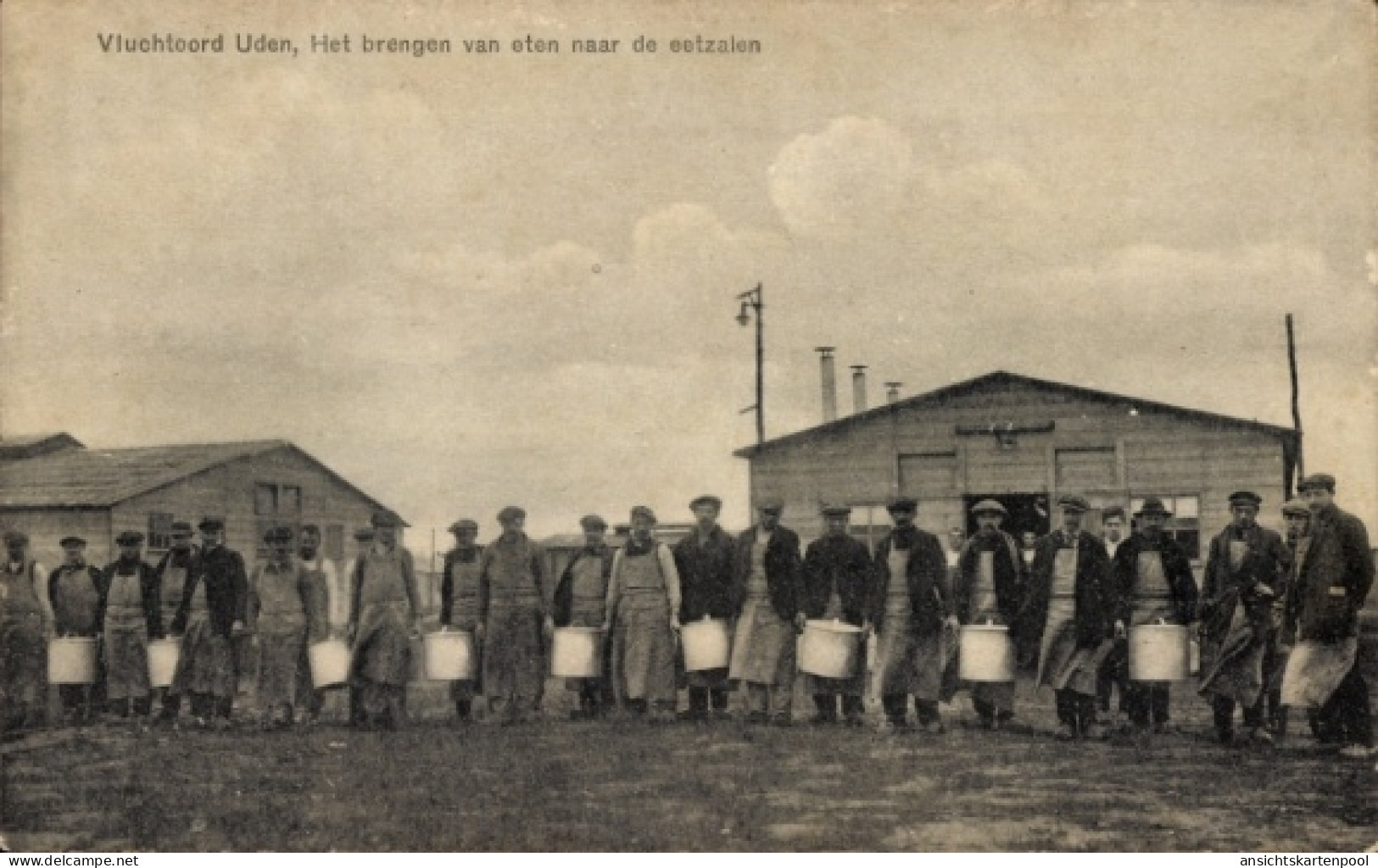 CPA Uden Nordbrabant, Lager für belgische Kriegsflüchtlinge