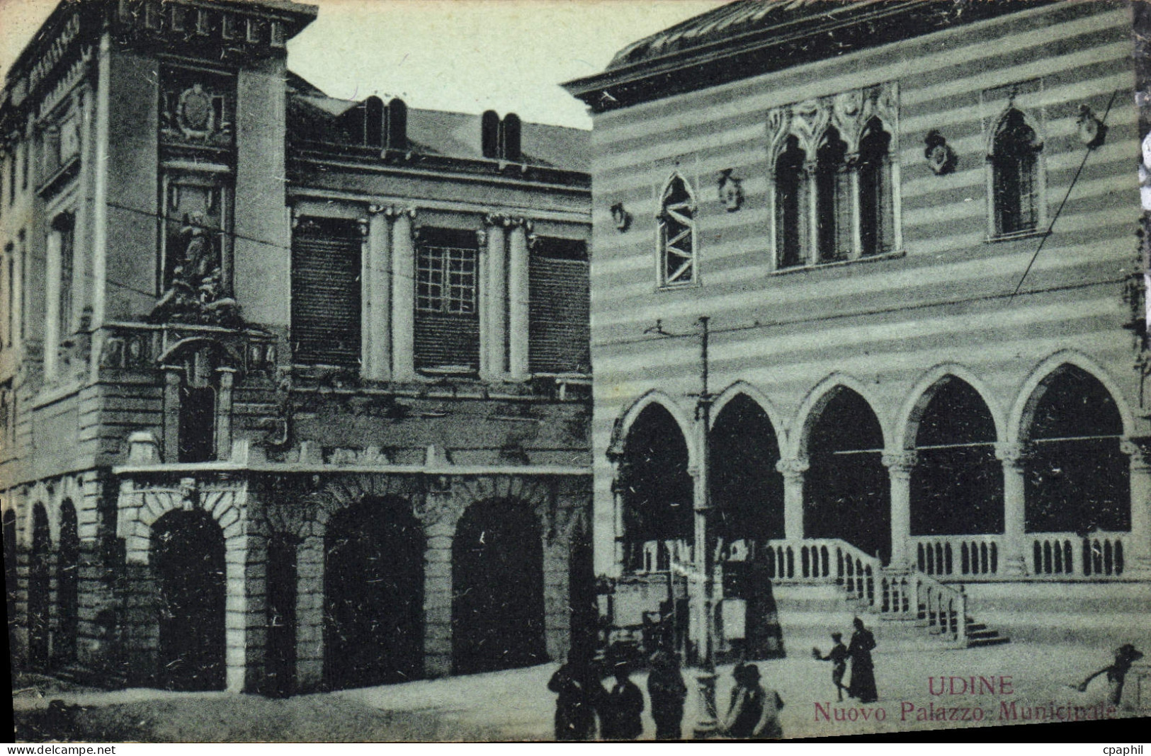 CPA Udine Nuovo Paalzzo Municipale