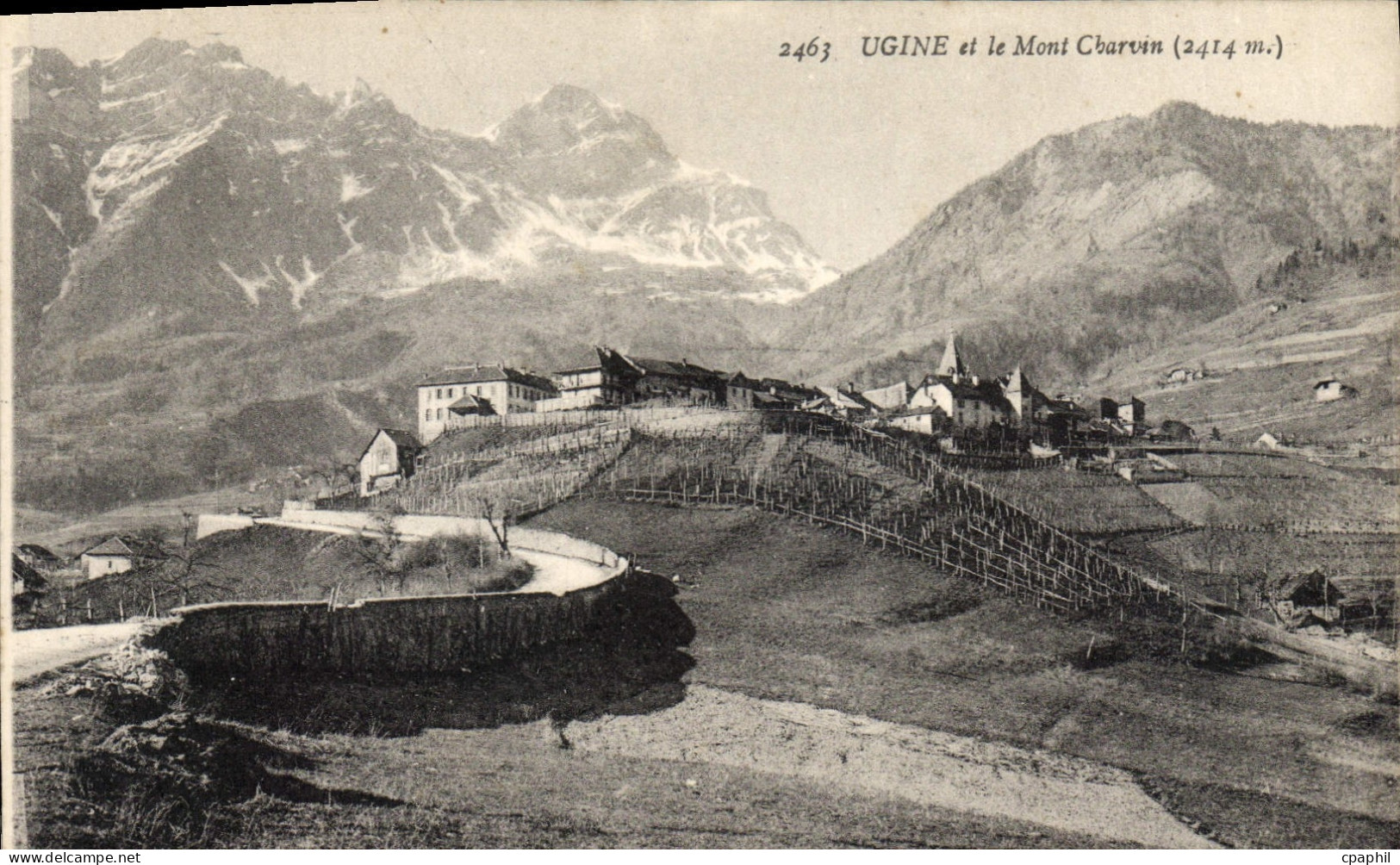 CPA Ugine et le Mont Charvin