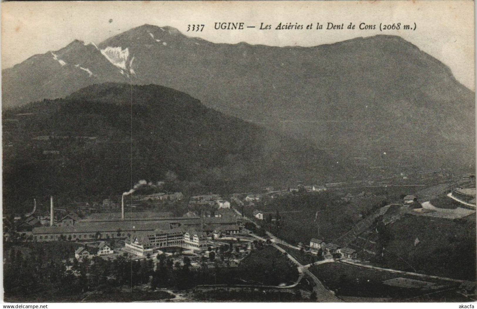 CPA UGINE Les Acieres et la Dent de Cons (1191786)