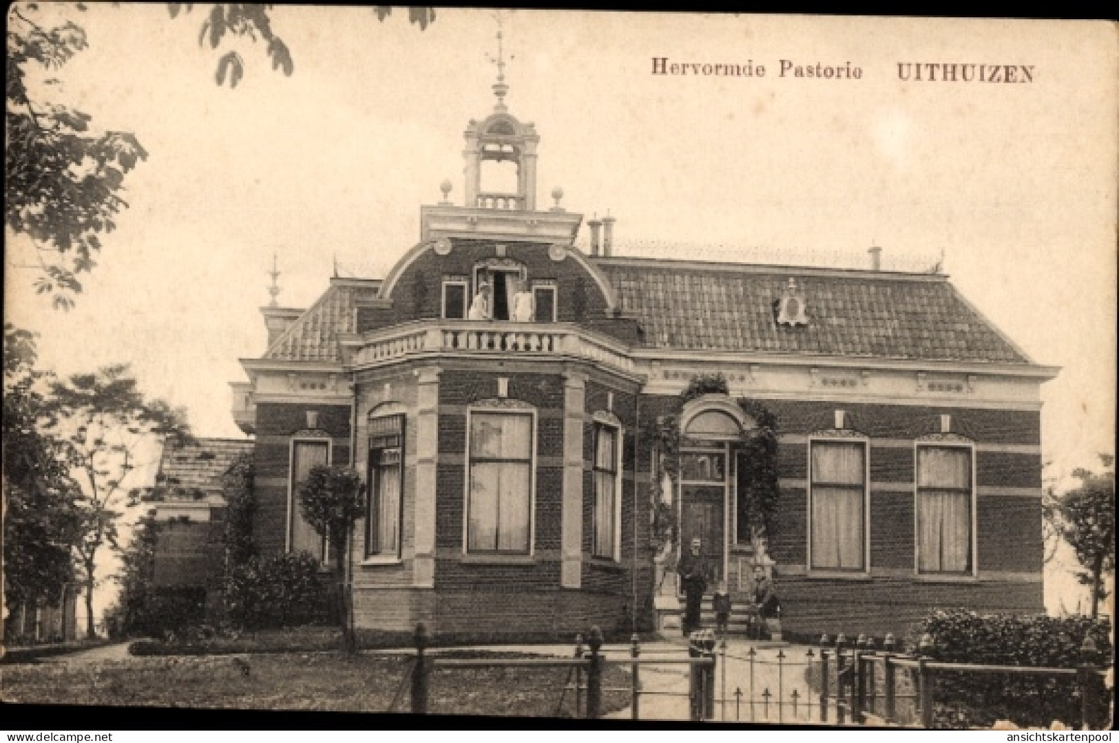 CPA Uithuizen Groningen Niederlande, Herv. Pfarrhaus