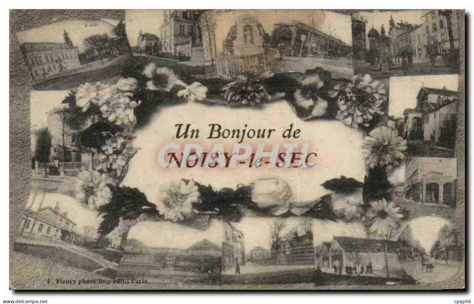 CPA Un Bonjour de Noisy Le Sec