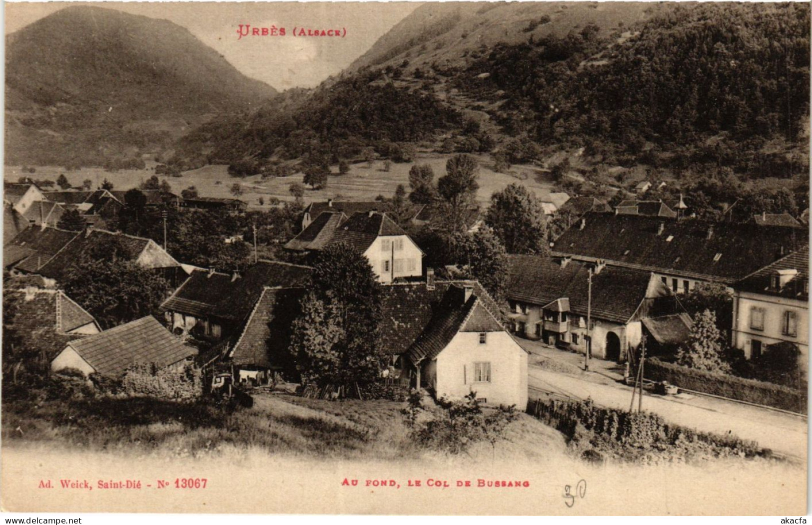 CPA URBES - Au Fond Le Col de BUSSANG (366466)
