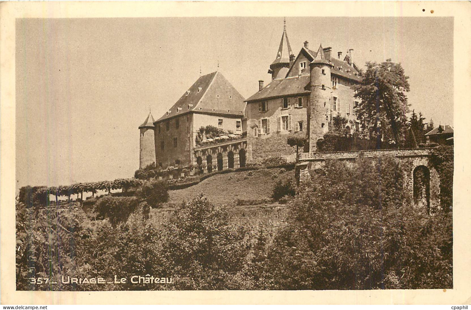 CPA Uriage le Chateau