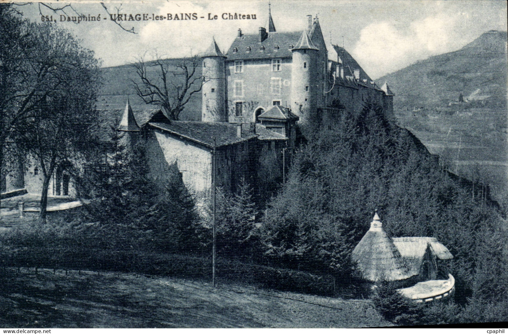 CPA Uriage les Bains le chateau