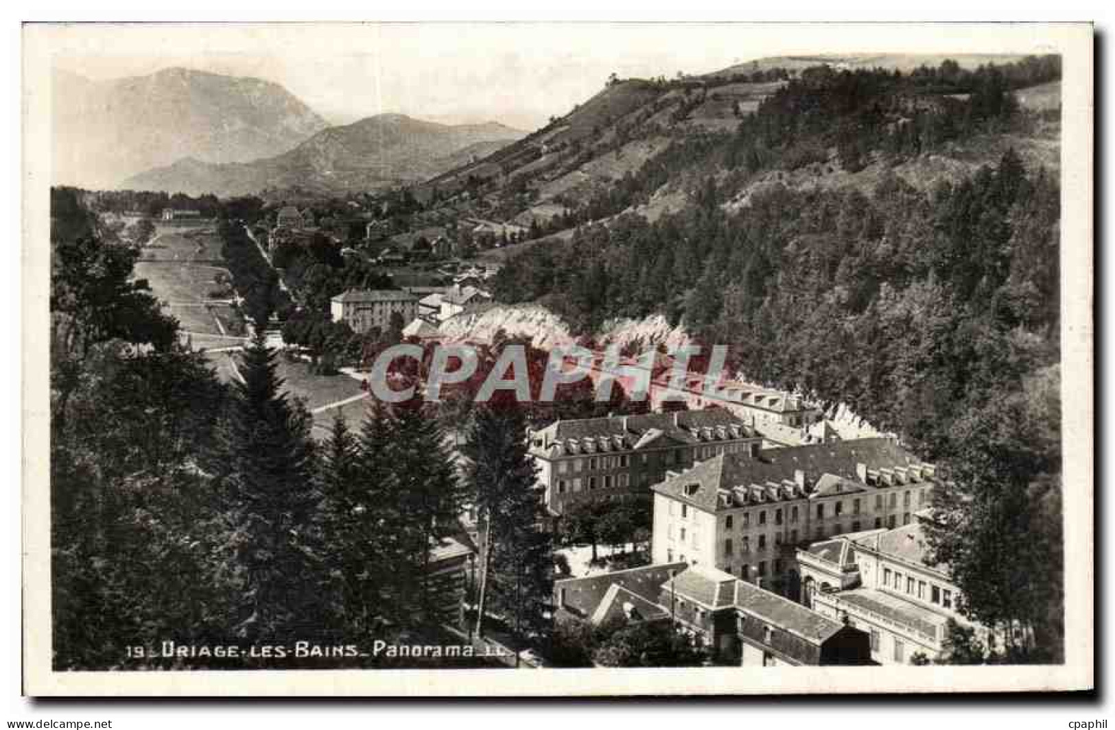 CPA Uriage Les Bains Panorama