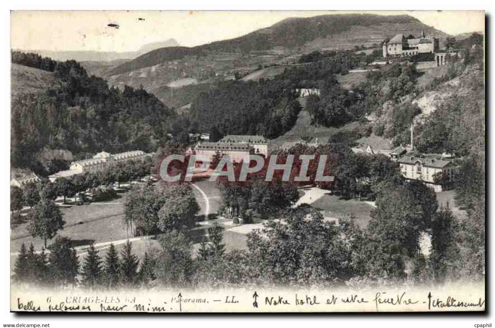 CPA Uriage les Bains Panorama