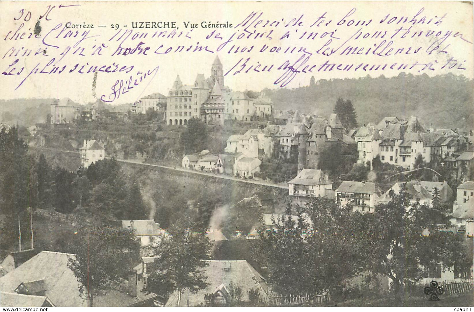 CPA Uzerche Vue Generale