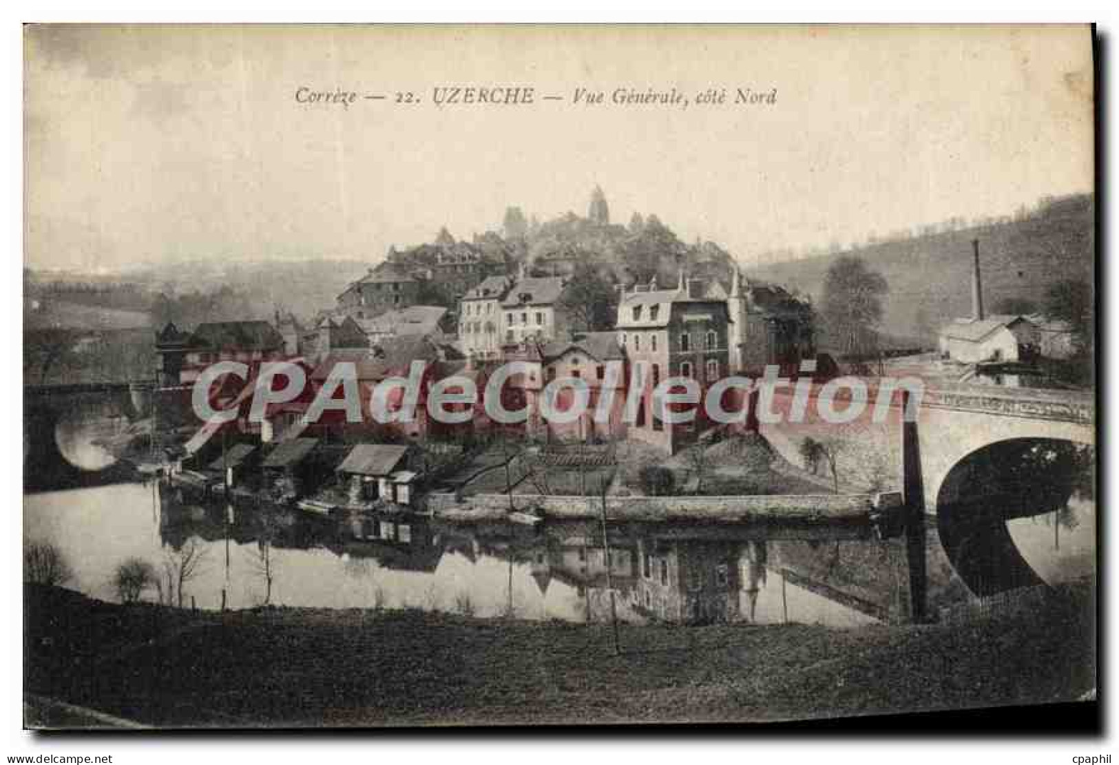 CPA UZERCHE Vue Generale