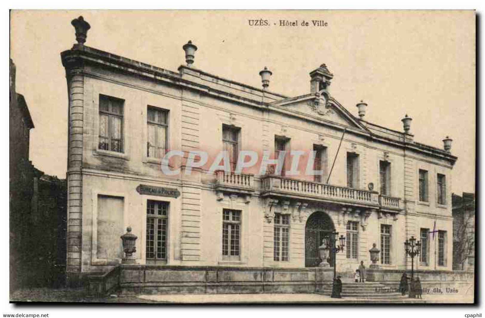CPA Uzes Hotel de ville