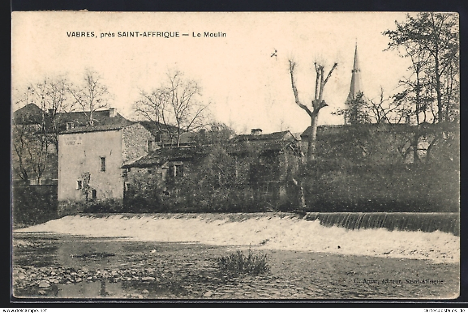 CPA Vabres prés Saint-Affrique, Le Moulin