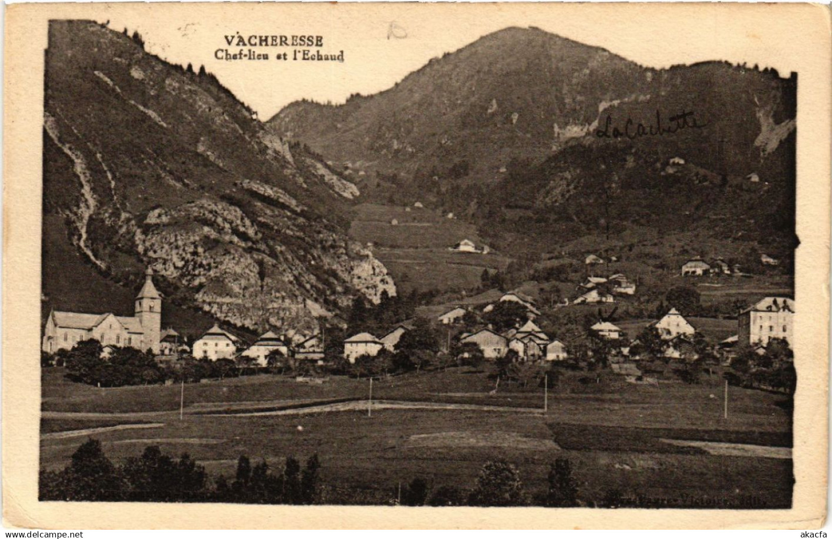 CPA VACHERESSE - Chaf-lieu et Echaud (439397)