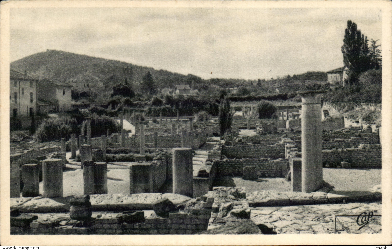 CPA Vaison La Romaine Fouilles De La Villasse