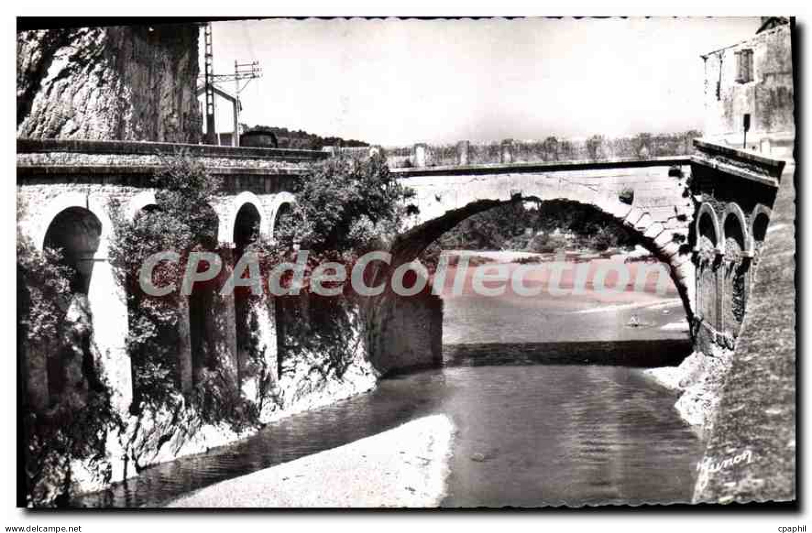 CPA Vaison La Romaine Le Pont Romain