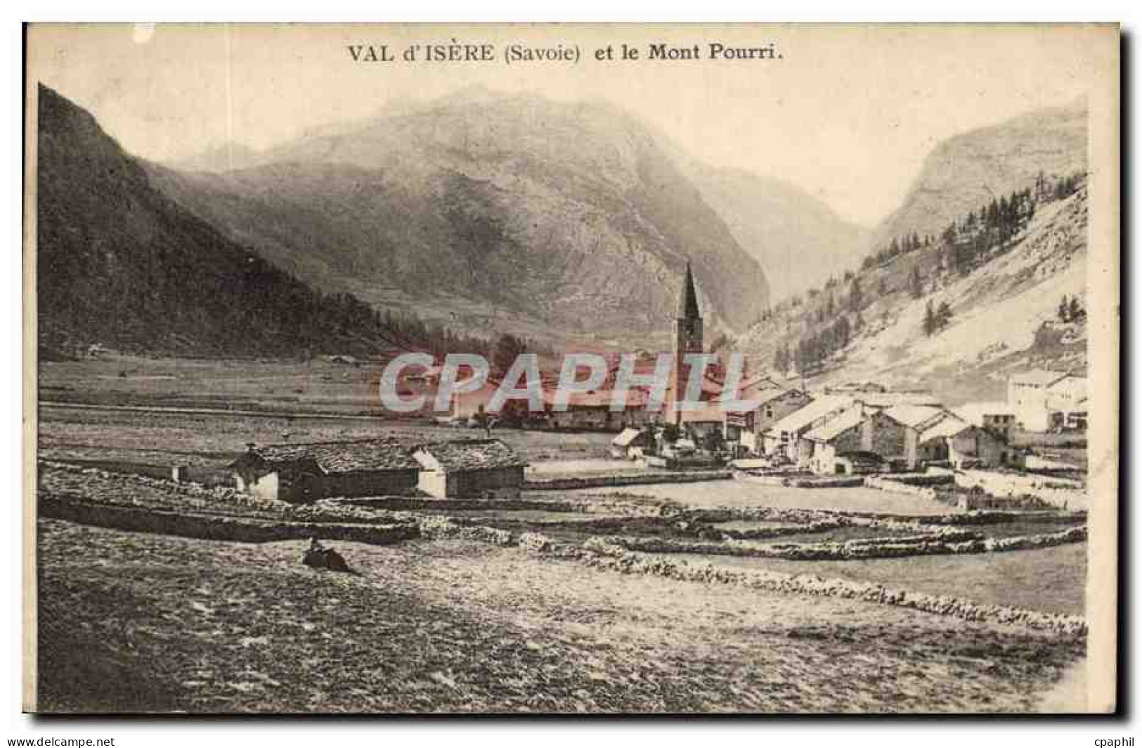 CPA Val d'Isere et le Mont Pourri