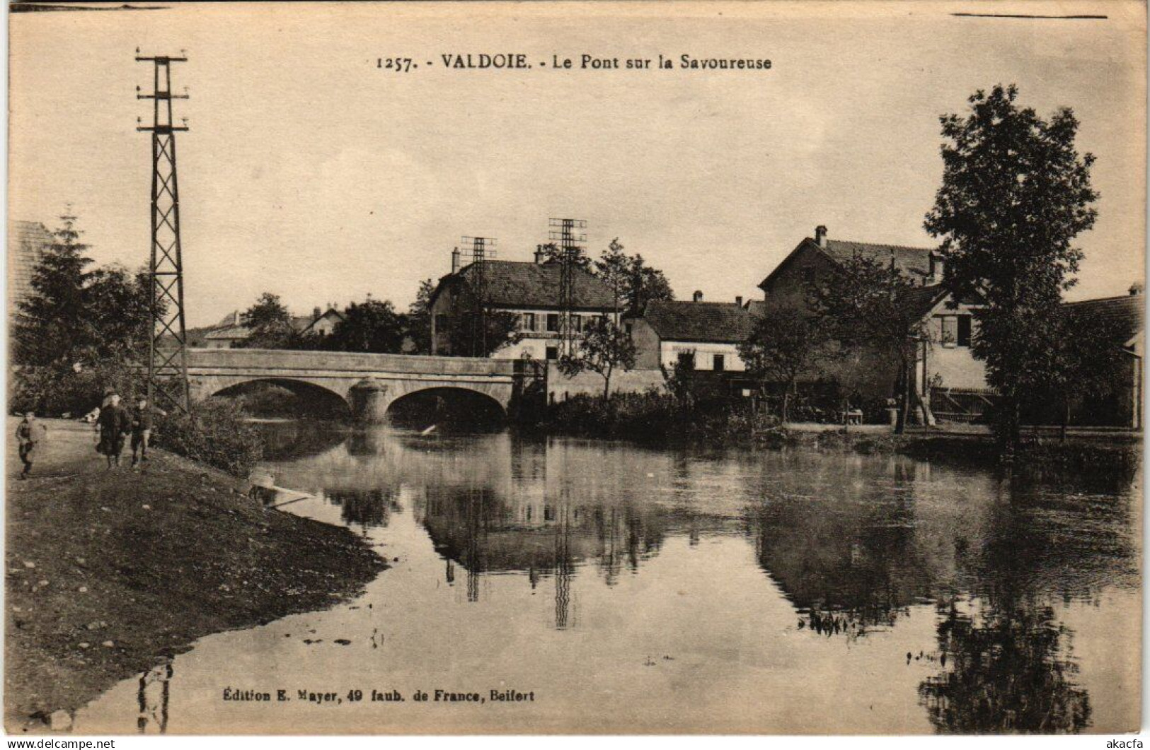 CPA Valdoie Pont sur la Savoureuse (1363160)