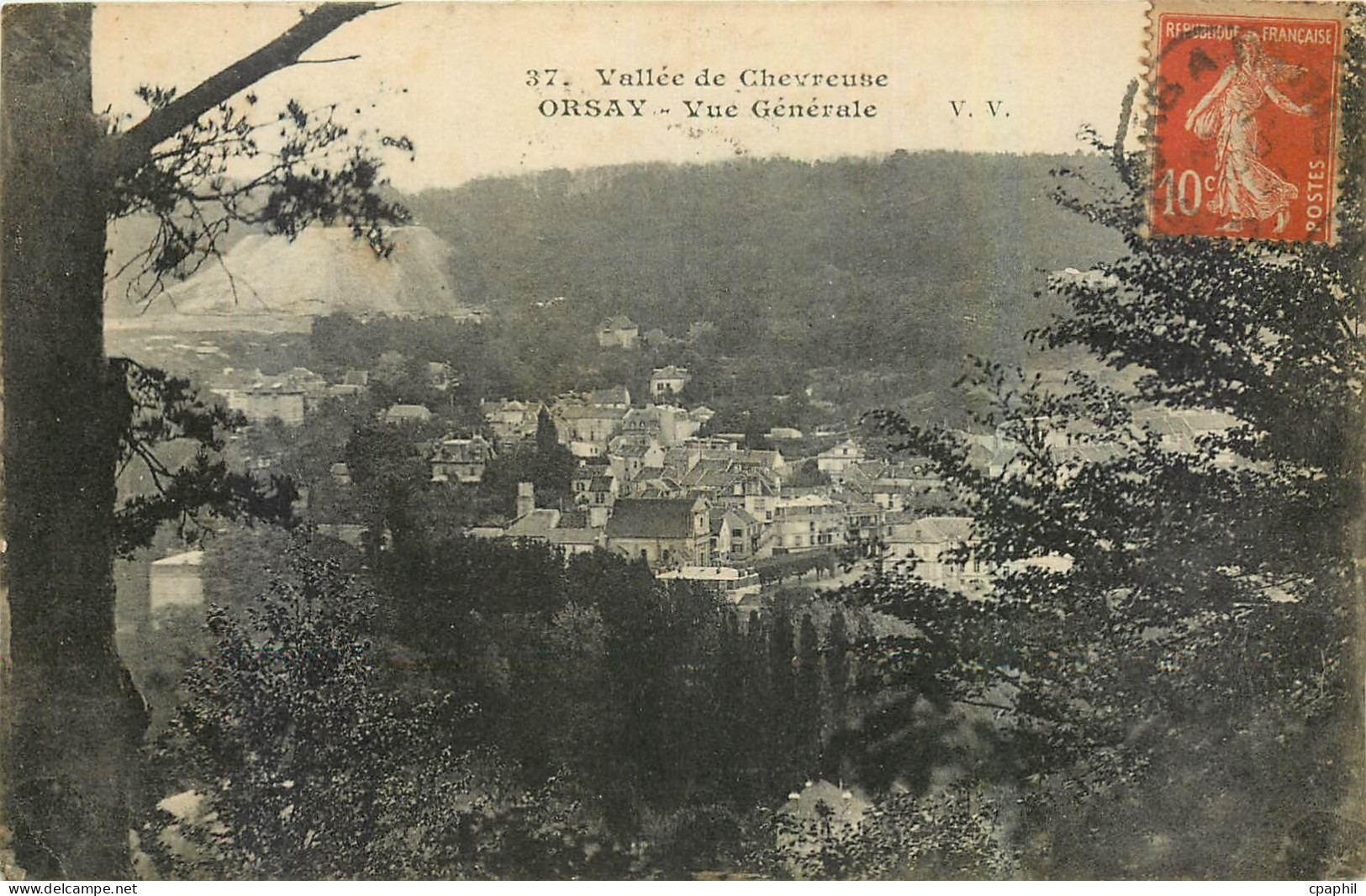 CPA Valee de Chevreuse Orsay Vue Generale