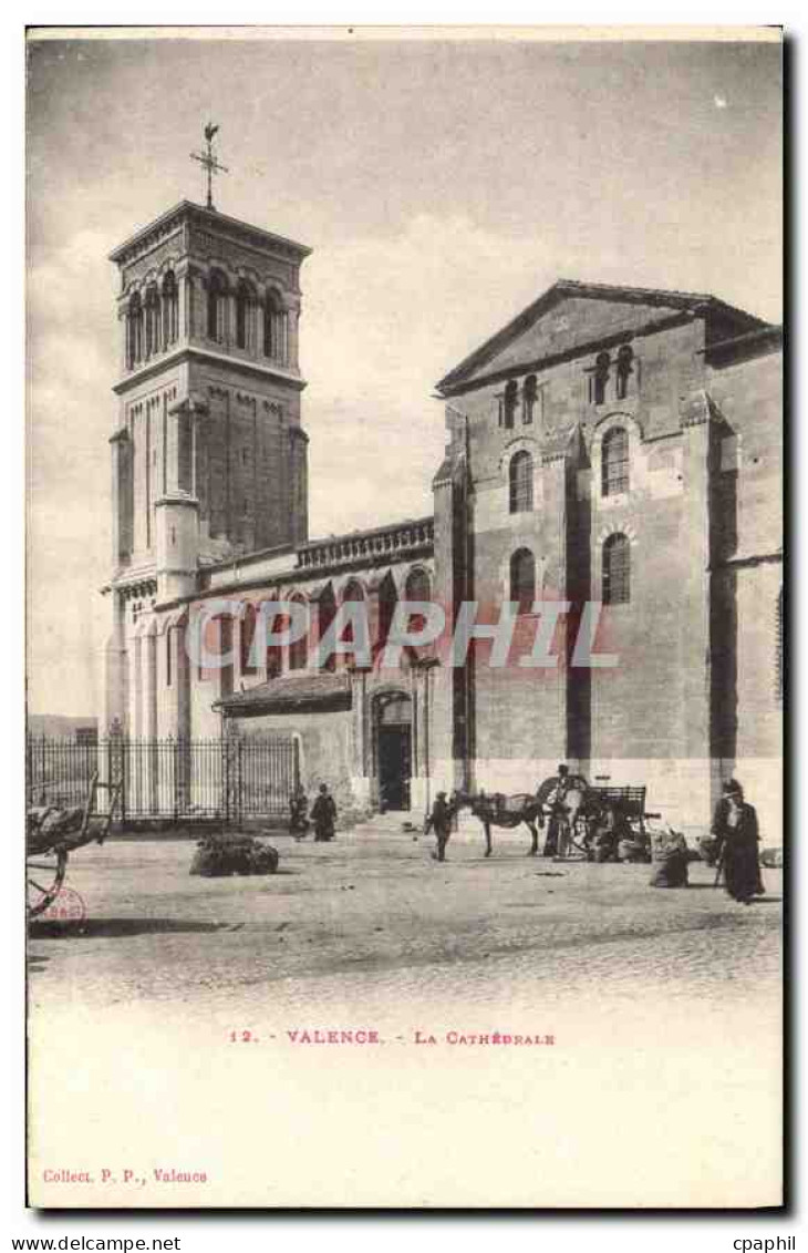 CPA Valence la cathedrale