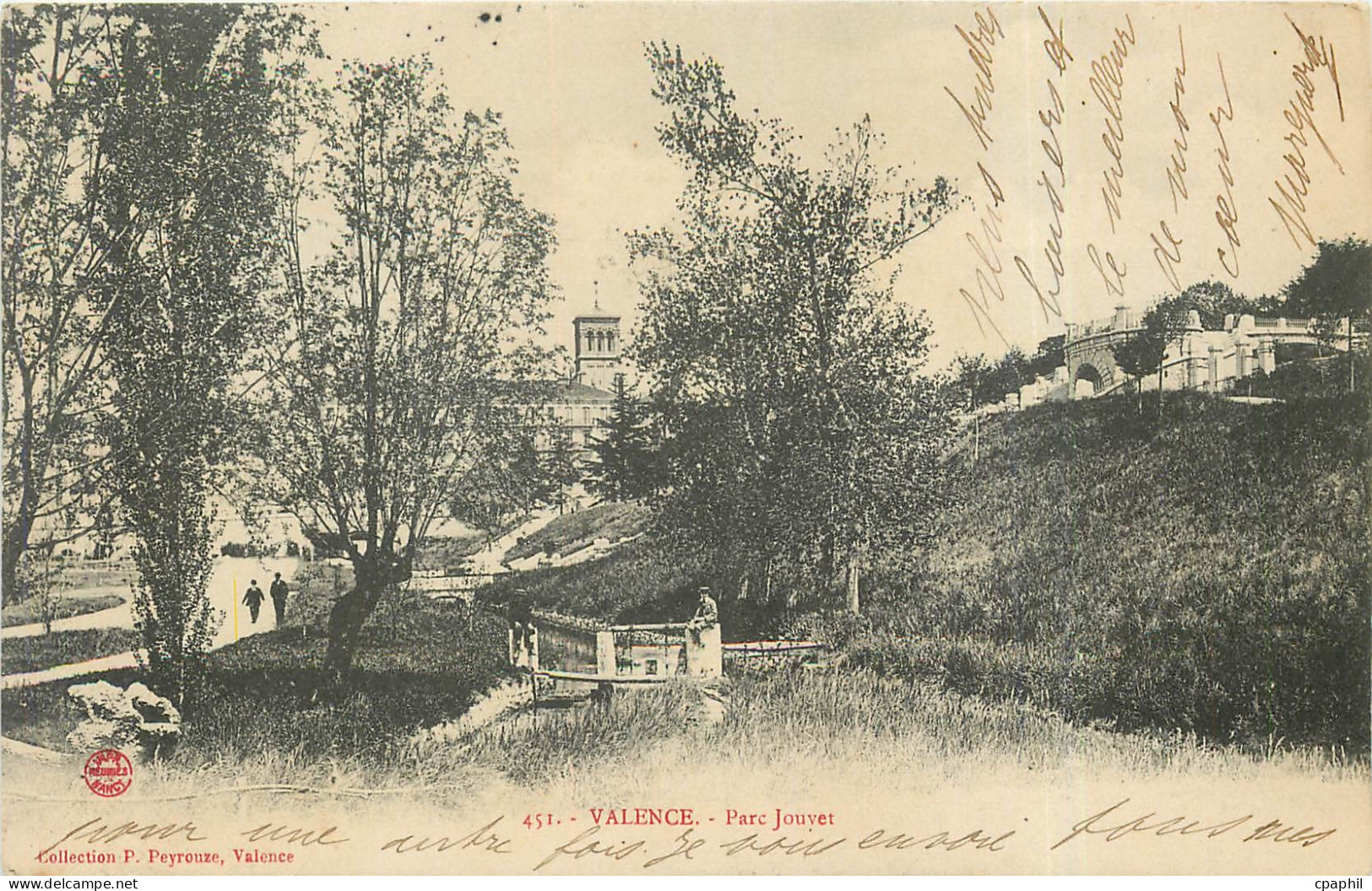 CPA Valence Parc Jouvet