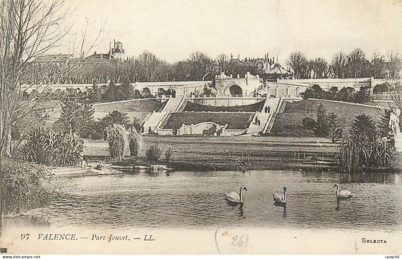 CPA Valence Parc Jouvet