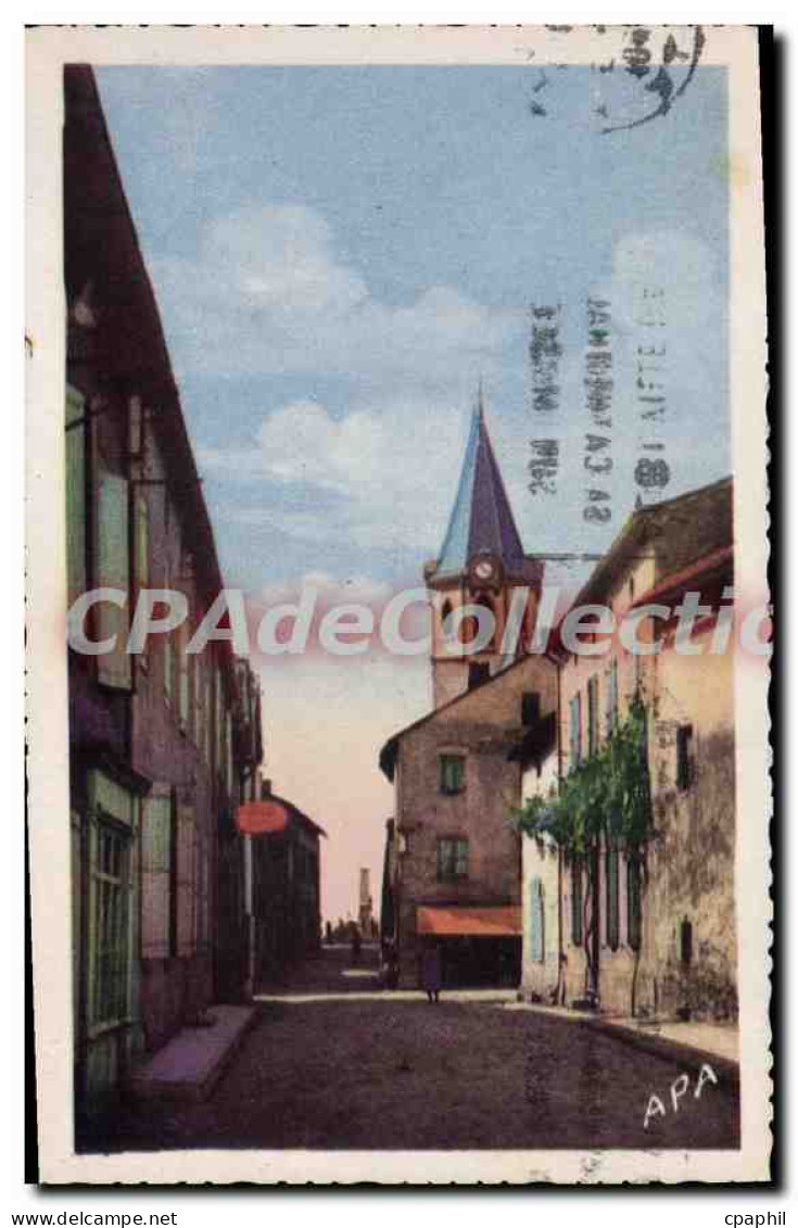 CPA Valence Rue Du Couvent Et Clocher